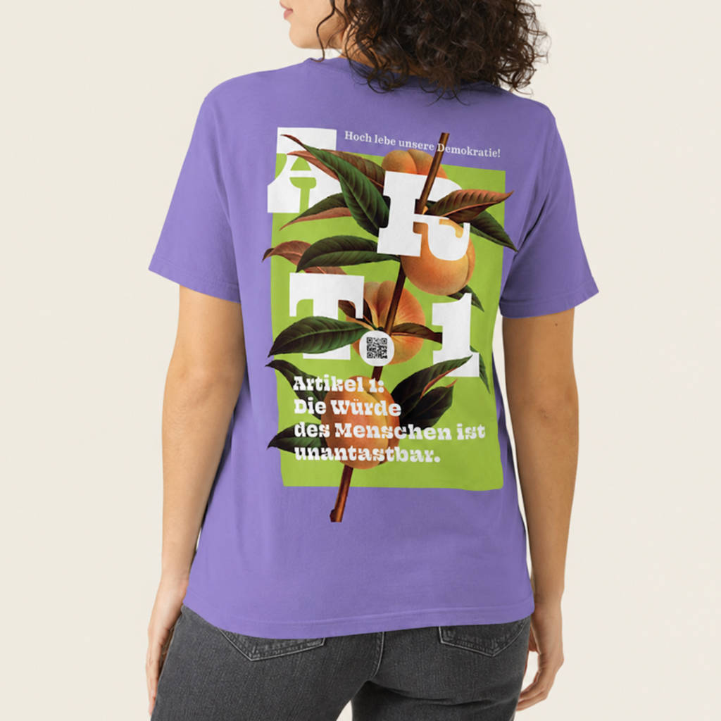 D-Shirt (mit Grundrecht, Art. 1)